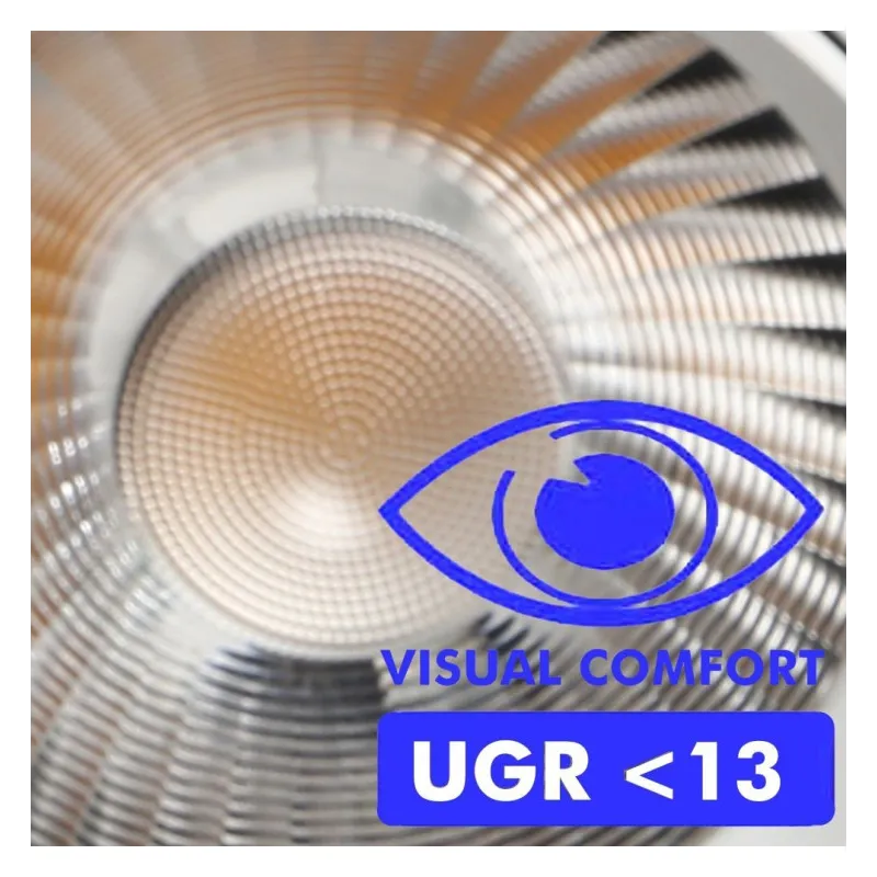 Foco LED 40W NEW MAYA 3CCT | Driver Philips Xitanium | Carril Trifásico | UGR13 | 24º - 60º | Negro