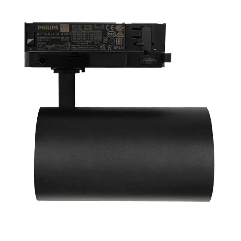 Foco LED 40W NEW MAYA 3CCT | Driver Philips Xitanium | Carril Trifásico | UGR13 | 24º - 60º | Negro