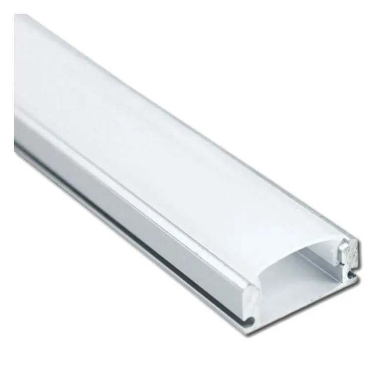 Perfil Aluminio 2 metros en superficie | para Tiras de LED | 17mm x 7,8mm