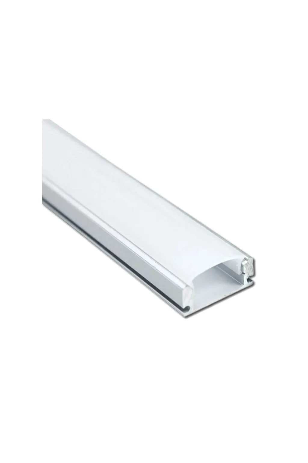 Perfil Aluminio 2 metros en superficie | para Tiras de LED | 17mm x 7,8mm
