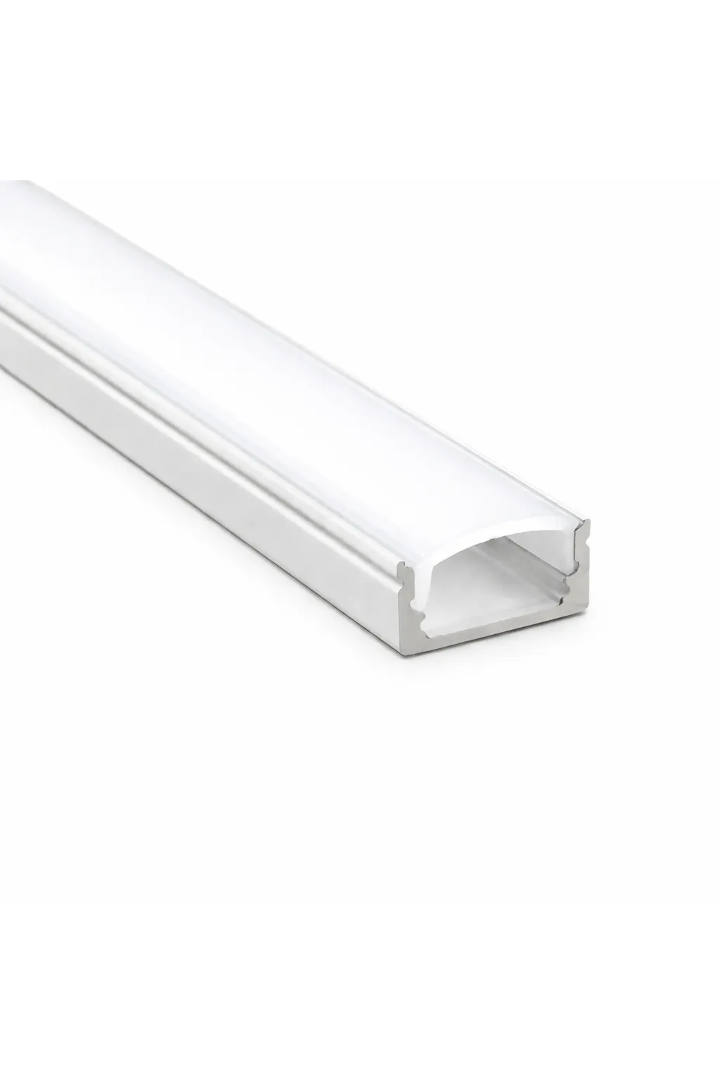 Perfil Aluminio Blanco 2 metros en superficie | para Tiras de LED | 17mm x 7,8mm