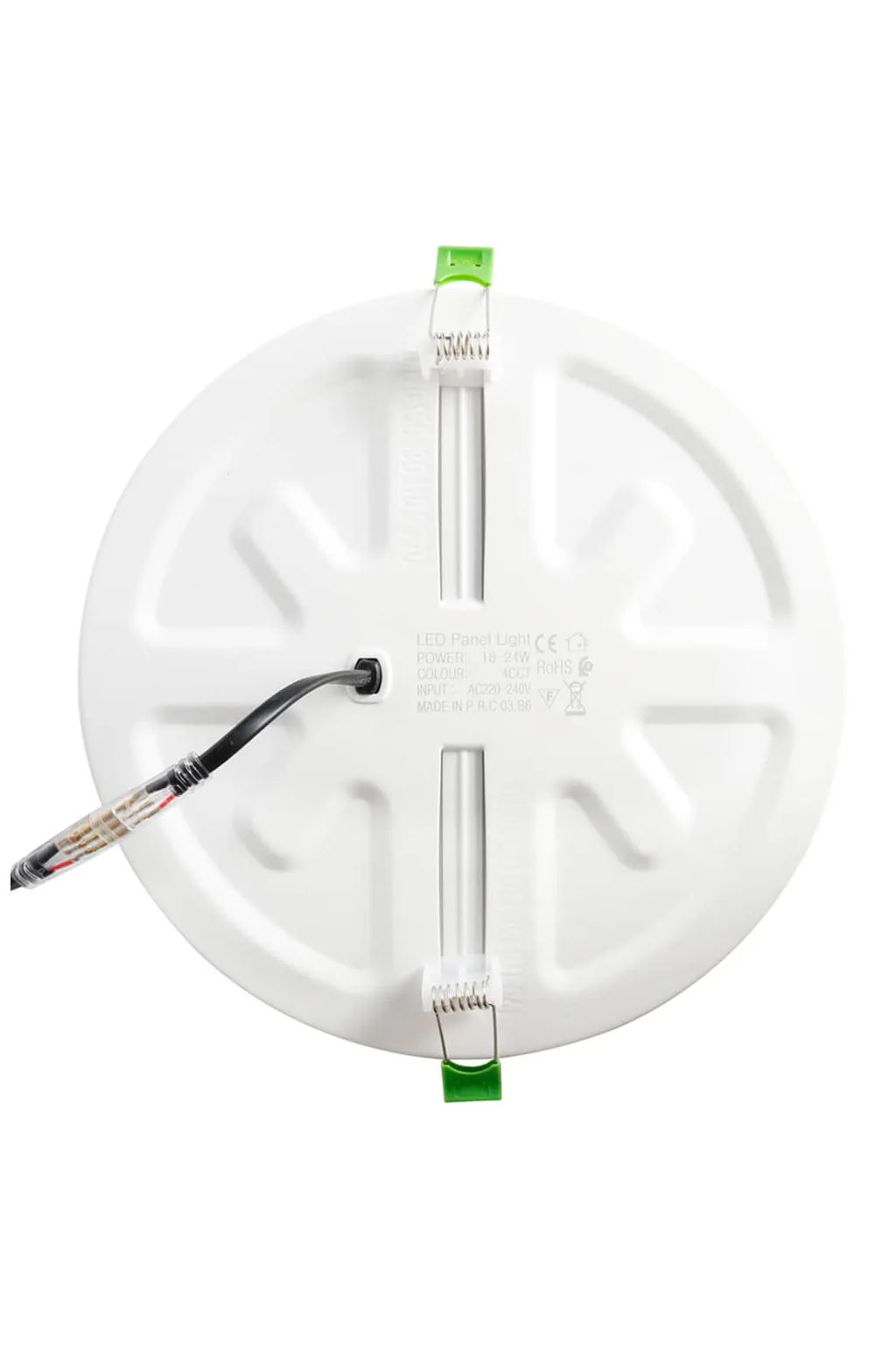 Downlight LED Circular 16W 20W 24W Frameless 4CCT | Ajustable 80-190mm | Blanco | CRI92