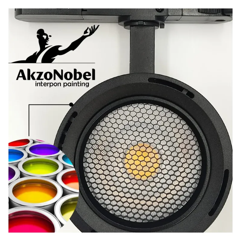 Foco LED 40W-28W Monofásico - ROMA Negro - Driver GxTronic - Óptica Regulable 24º-60º - UGR13 - CCT