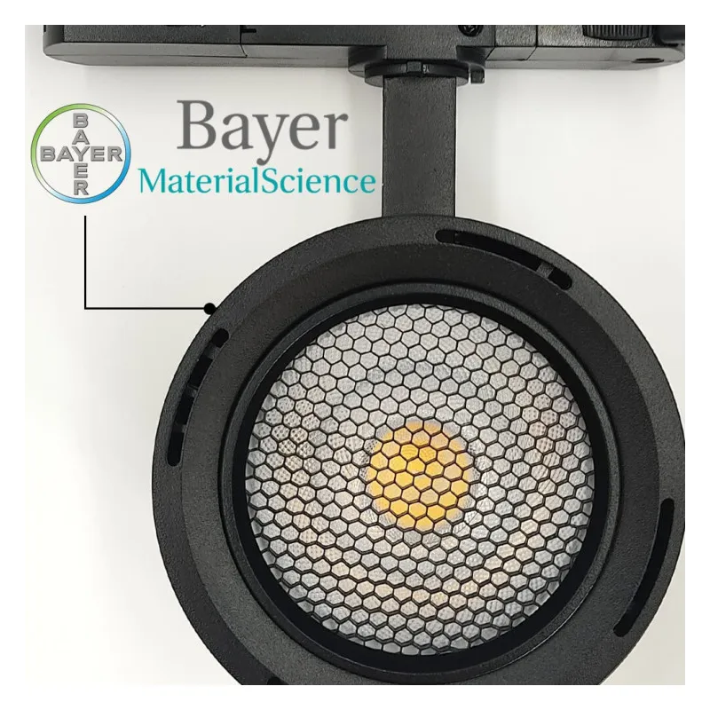 Foco LED 40W-28W Monofásico - ROMA Negro - Driver GxTronic - Óptica Regulable 24º-60º - UGR13 - CCT