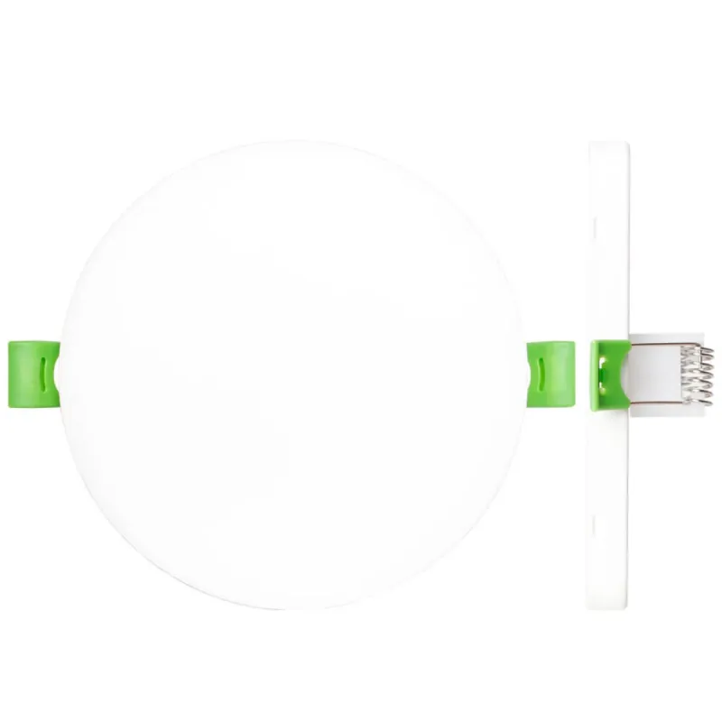 Downlight LED circular perfil ultrafino com clips de fixação laterais