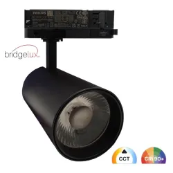 3-phase LED track spotlight black NEW MAYA 34W-40W Bridgelux chip UGR13