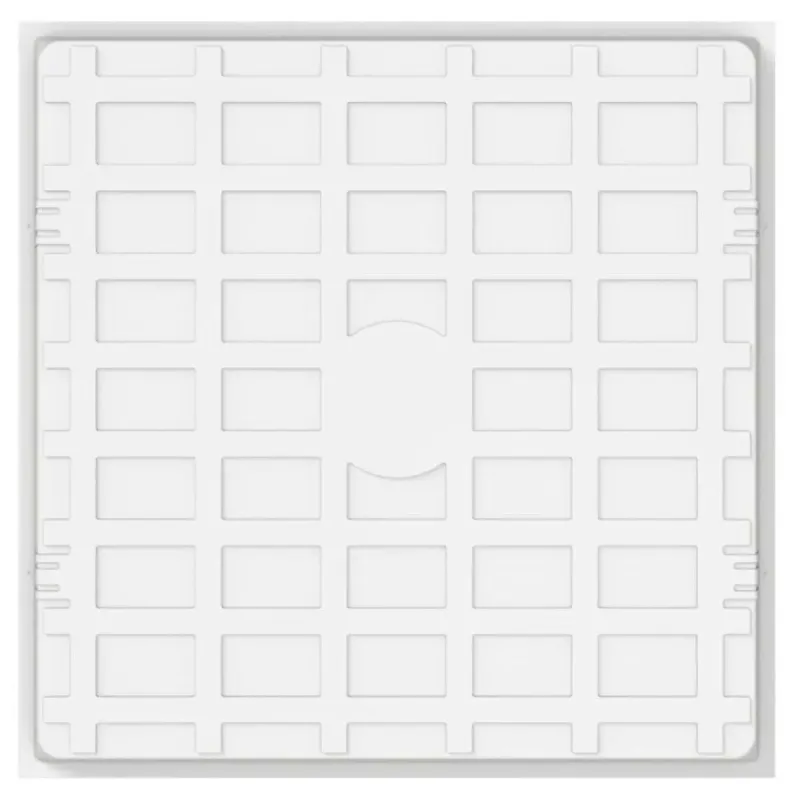 Rear view LED panel 60x60 with grid LGP light guide plate uniform