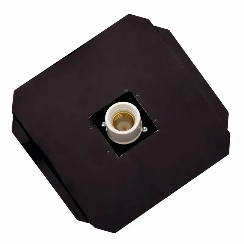 E27 metal reflector black industrial shade for LED bulb standard socket