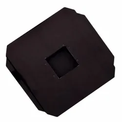 Refletor preto acessório para módulo ótico LED luminárias profissionais