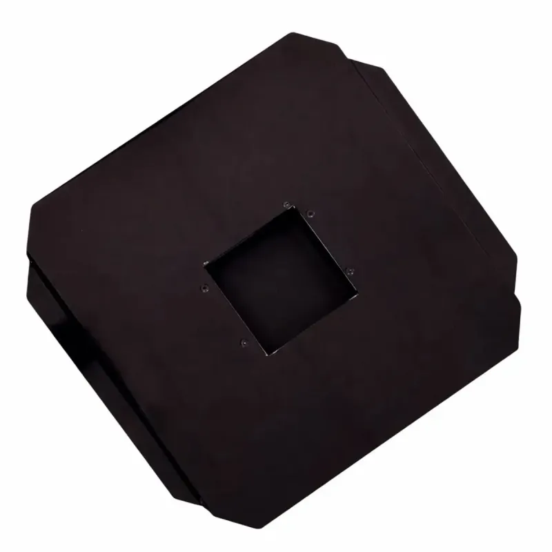 Reflector negro accesorio para módulo óptico LED en luminarias profesionales