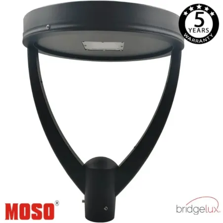 Lampione LED giardino 60W New Conic nero garanzia 5 anni per esterno