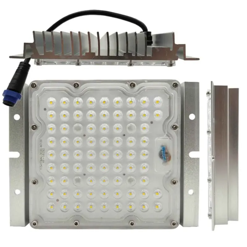 GXtronic 60W LED optical module with heatsink and waterproof connector