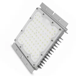 Module LED 60W vue perspective dissipateur aluminium rainuré