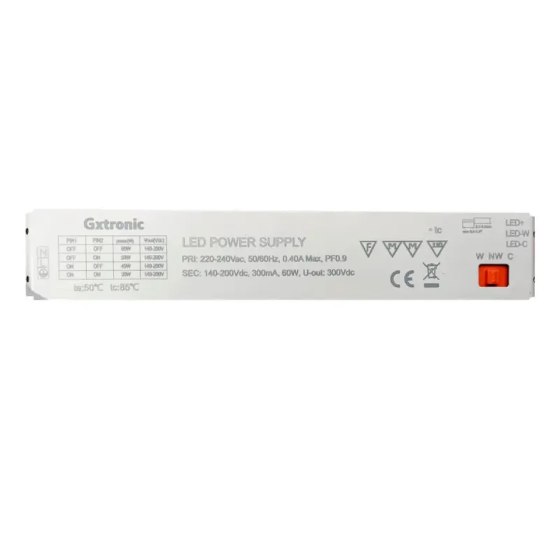 GXtronic LED power supply included for 20/30/35/40W batten