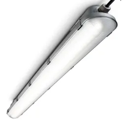 Pantalla LED estanca 120cm COREPLUS EVO vista en perspectiva difusor opal