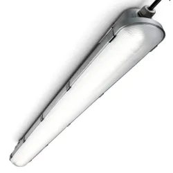 60cm waterproof LED batten COREPLUS EVO perspective view opal diffuser