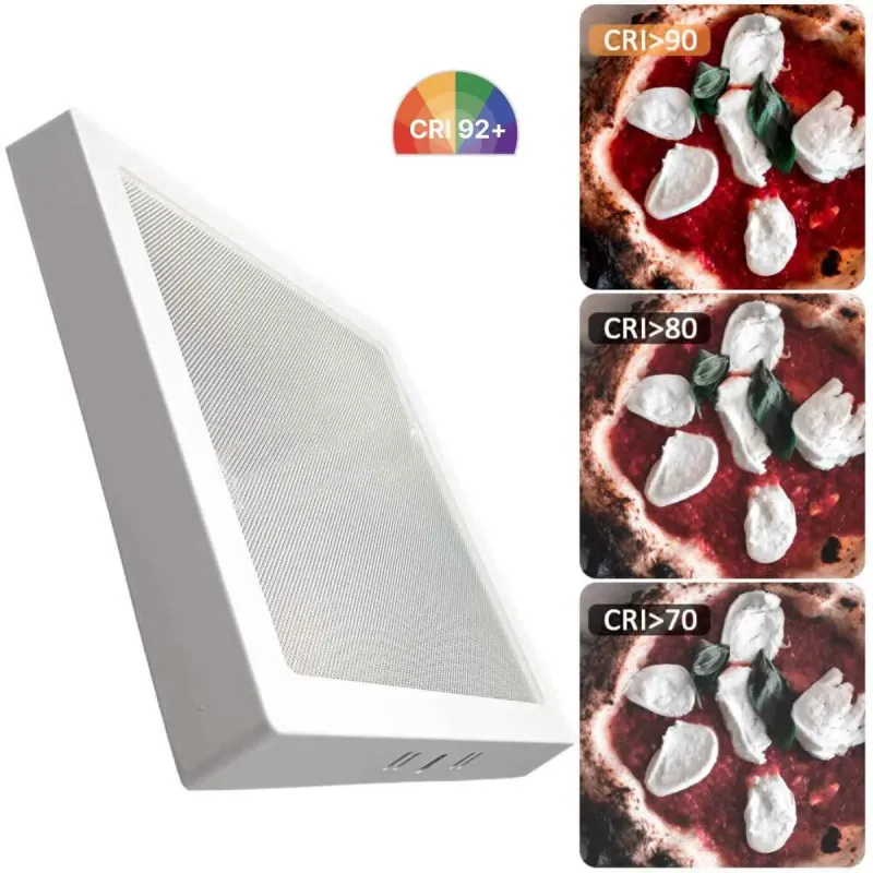 30W square LED panel with selectable 4CCT colour temperature 2700K 3000K 4000K 5700K