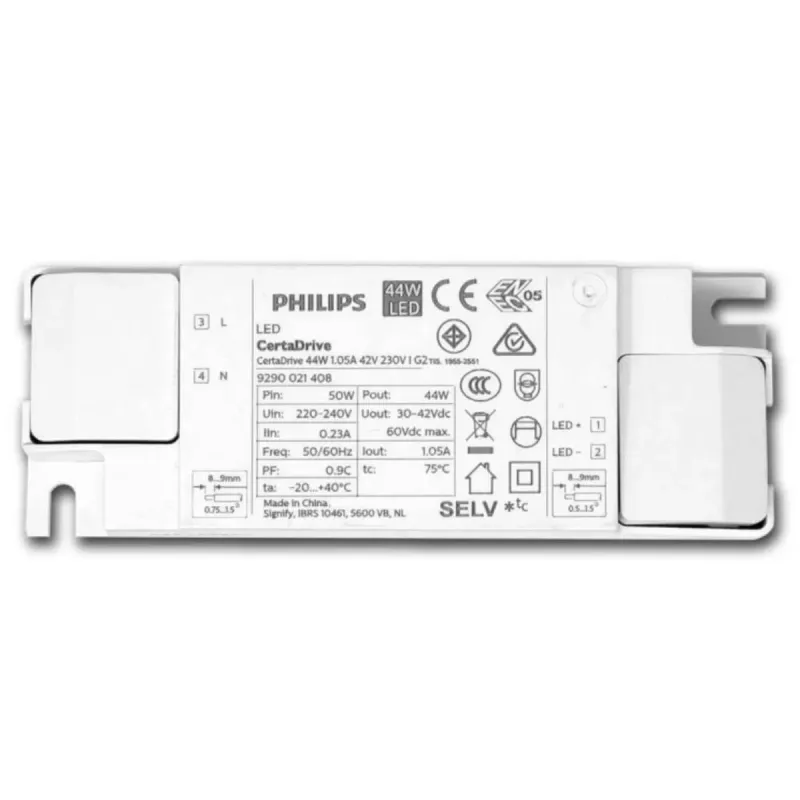 Driver Philips Certa incluído no foco LED de calha UPPSALA 40W para lojas e galerias