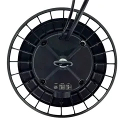 Front view of UFO GERMANY 200W industrial high bay light for warehouses and factories