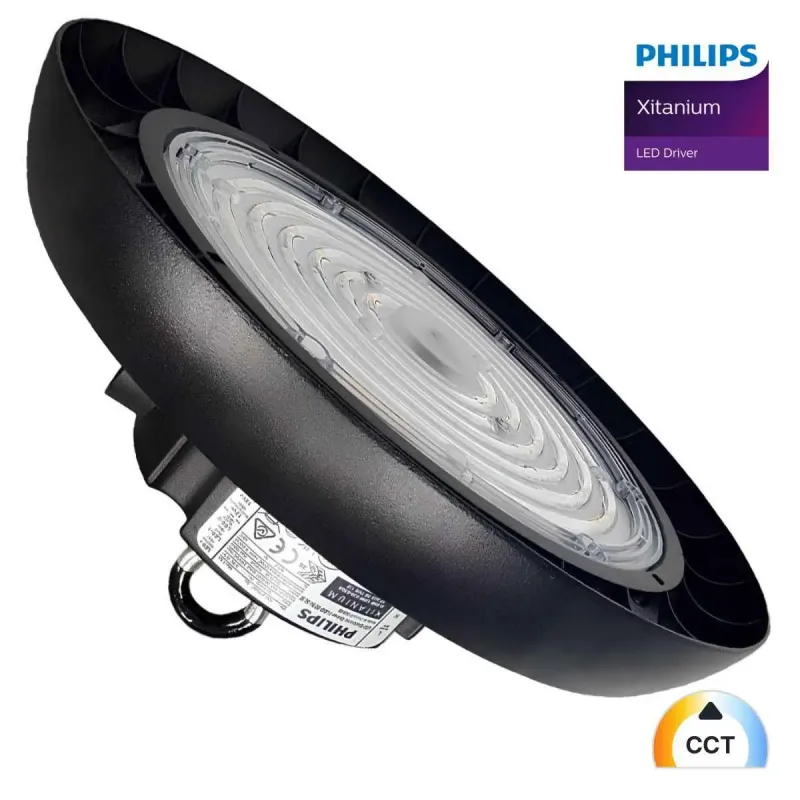 UFO LED high bay GERMANY 80-120W 3CCT with regulable Philips Xitanium driver