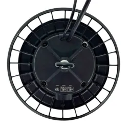 Front view of UFO GERMANY 100W industrial high bay light for warehouses and factories