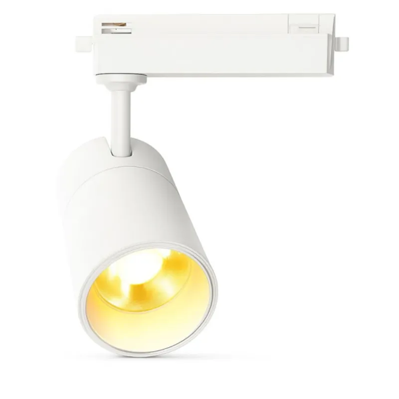 Projetor LED carril PARIS 30W branco feixe 24º luz quente sem encandeamento