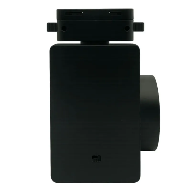 Rear view GRAZ 40W with driver housing and black single-phase track adapter