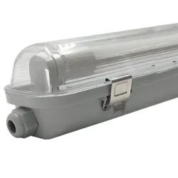 IP65 weatherproof fitting 150 cm 1 LED tube cable gland and stainless clips