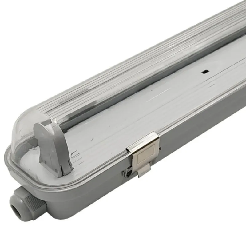 IP65 150 cm waterproof fitting side view G13 lampholder and cable gland