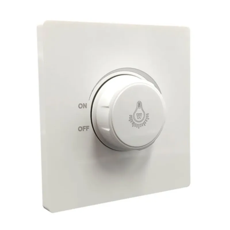 Regulador LED Triac 15-1000W dimmer empotrable AC 220V con rueda giratoria