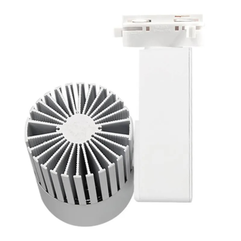Spot GRAZ 40W blanc vue arrière dissipateur radial arrière