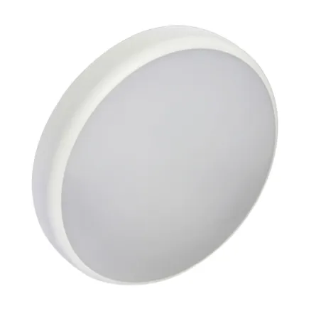 Plafonnier LED rond blanc 10/15/20W IP44 saillie avec diffuseur opale
