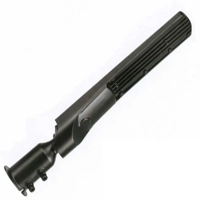 Rear view LED street light 50W with finned heatsink and adjustable joint