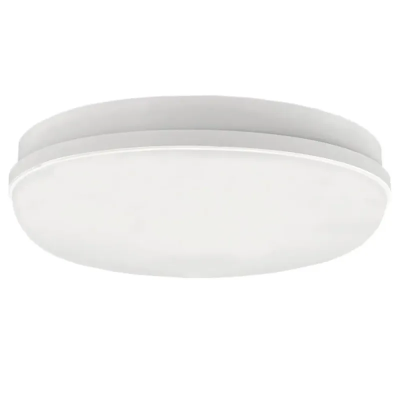 Plafonnier LED 12W PURELIGHT IP65 rond blanc plafond intérieur extérieur