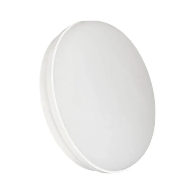 Plafon circular LED PURELIGHT 12W difusor branco cozinhas casas banho
