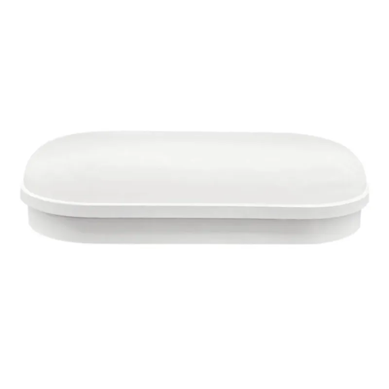 Applique LED PURELIGHT 12W ovale profil mince vue latérale mur