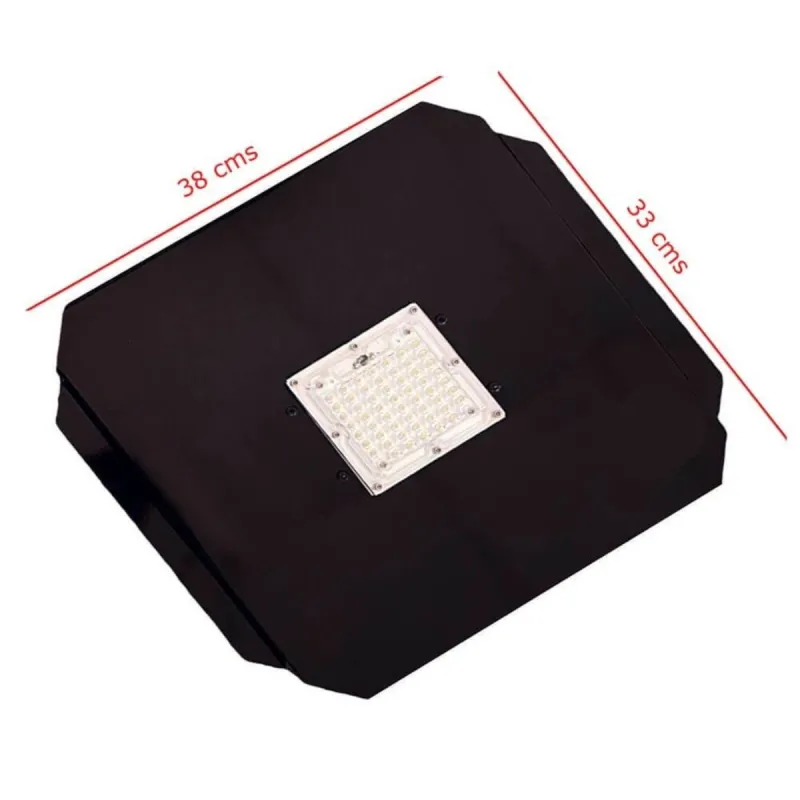 Folded closed steel plate protection LED optical module street light