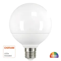 Lampadina LED globo G95 15W E27 OSRAM DURIS E 2835 luce omogenea 300° decorativa sferica casa