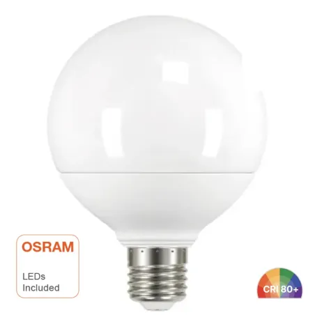 LED globe bulb G95 15W E27 OSRAM DURIS E 2835 homogeneous light 300 degrees decorative sphere