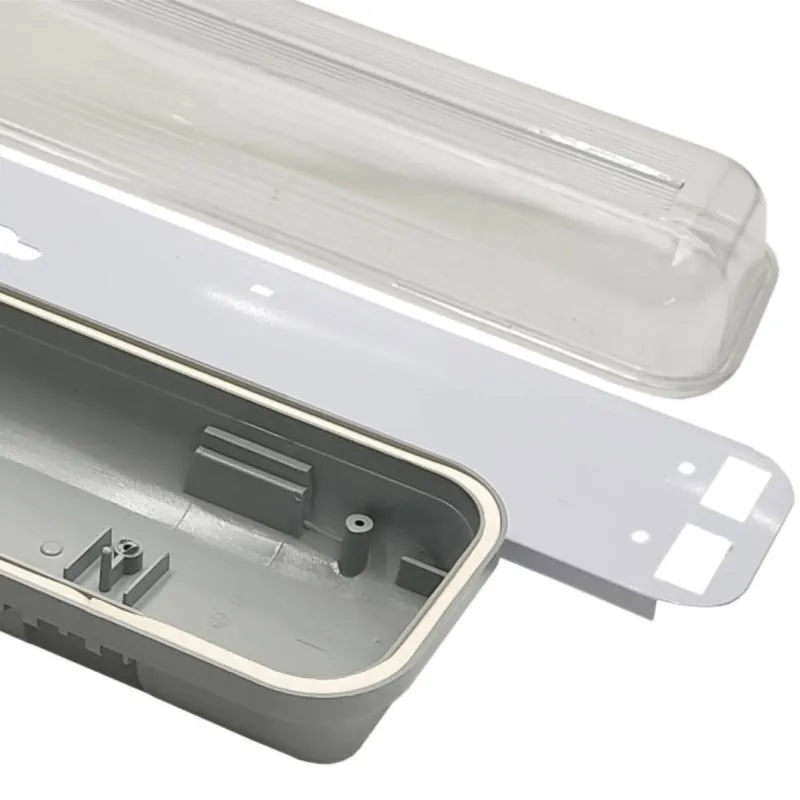 IP65 waterproof batten 120cm rear view reinforced ABS housing quick mounting brackets ceiling wall