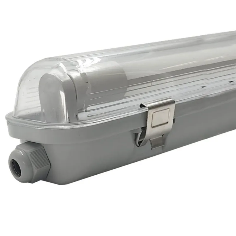 IP65 waterproof batten 1 tube 120cm side cable gland entry safe professional installation