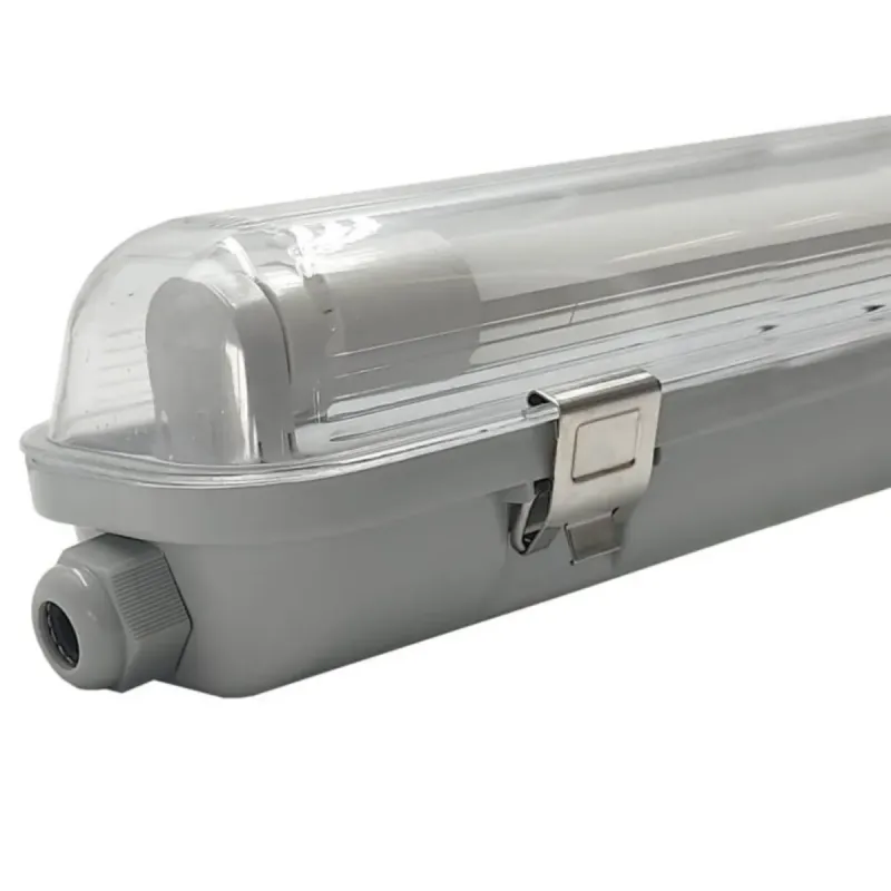 IP65 waterproof batten 1 tube 120cm side cable gland entry safe professional installation
