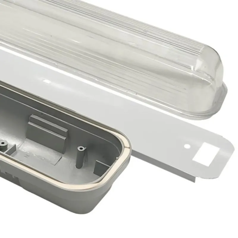 IP65 waterproof batten 1 tube 120cm rear view reinforced ABS housing quick mounting brackets wall