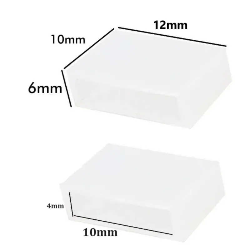 Final silicone end cap LED strip alternative dimensions 10mm 12mm 6mm professional perfect finish