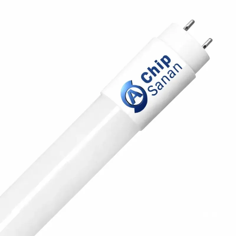 Tube LED 18W 120cm verre vue complète T8 G13 connexion un seul côté facteur puissance 0.90