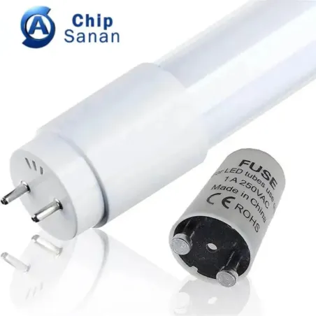 Pack 10 tubos LED 18W cristal 120cm chip SANAN SMD 2835 T8 G13 recambio fluorescentes 300º