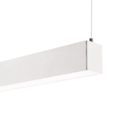Regleta lineal LED NÁPOLES blanco 120cm 36W regulable DALI suspensión perfil 50x50 oficina