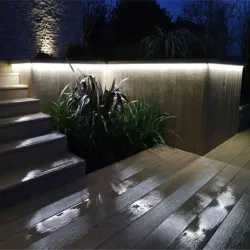 Ruban LED COB 24V application escaliers jardin extérieur éclairage décoratif