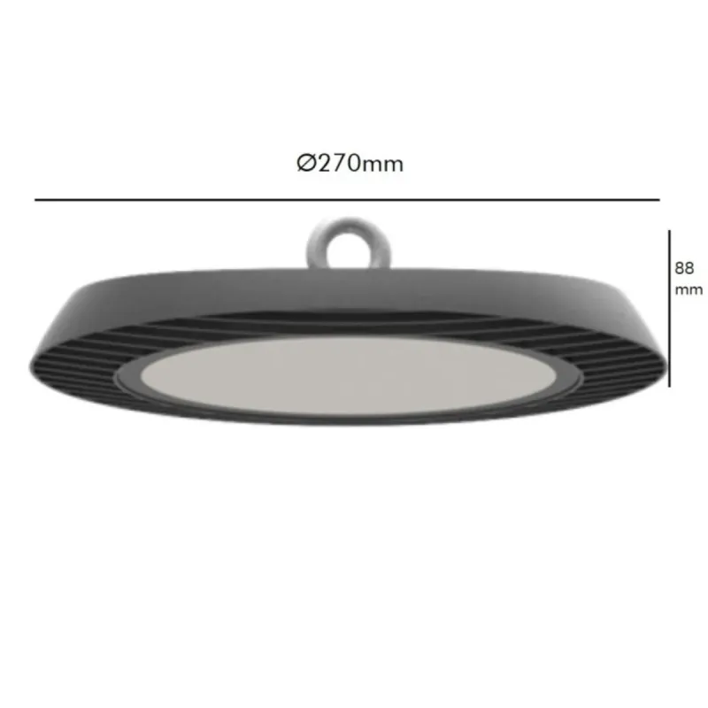 Campana LED UFO ENDURANCE 80-150W 140lm/W OSRAM | Ibérica