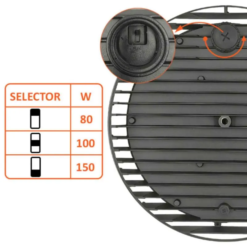 Campana LED UFO ENDURANCE 100-200W 140lm/W OSRAM | Ibérica